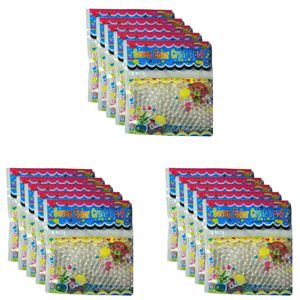 خاک ژله ای مدل  کریستالی شفاف وزن 3 گرم بسته 15 عددی